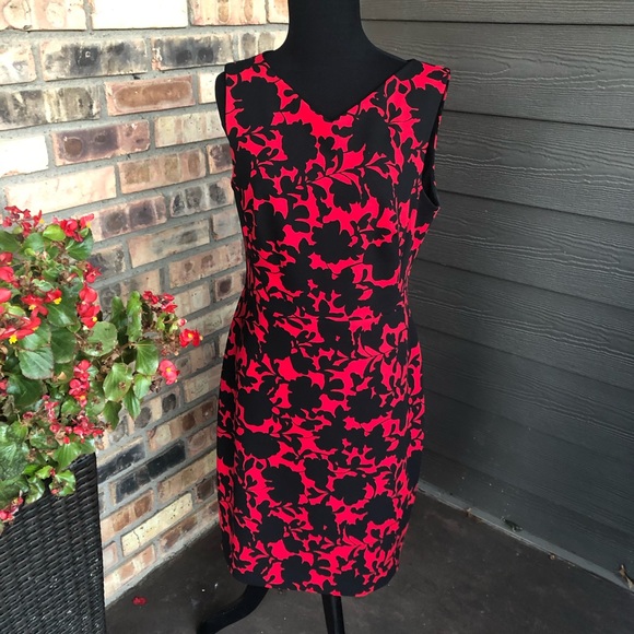 Tommy Hilfiger Dresses & Skirts - Tommy Hilfiger red n black floral dress sz 10 NWT